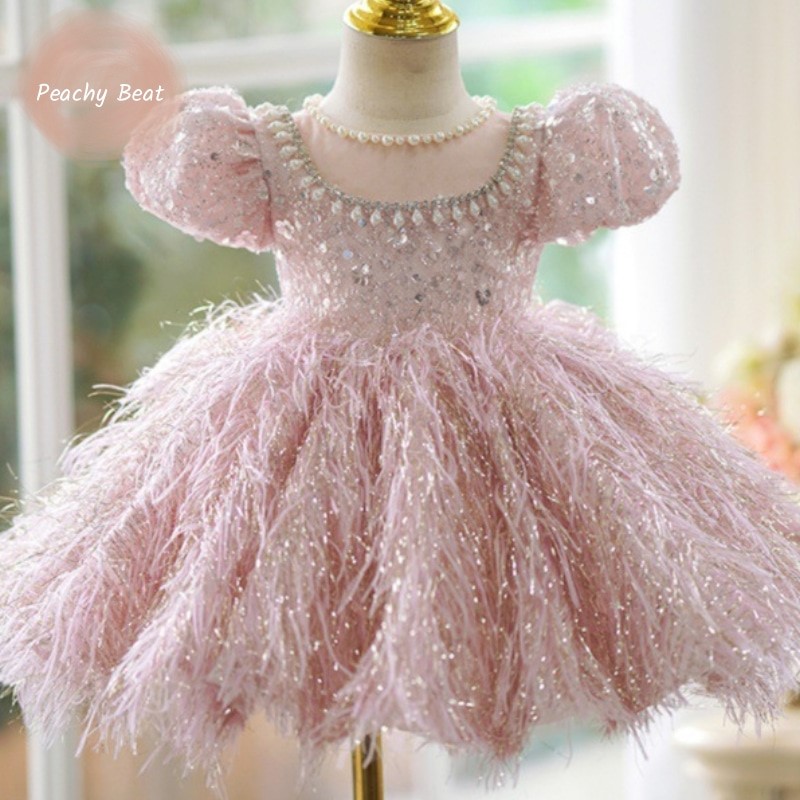 Baby Clothing Girls - Vestido de princesa con lentejuelas y