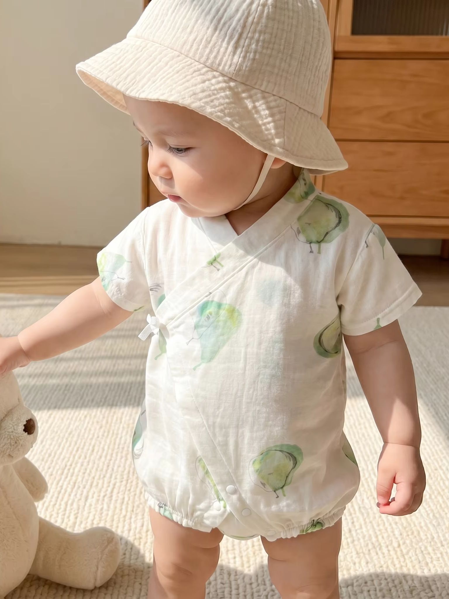 Bamboo Bodysuit Baby - Body de verano para bebé recién