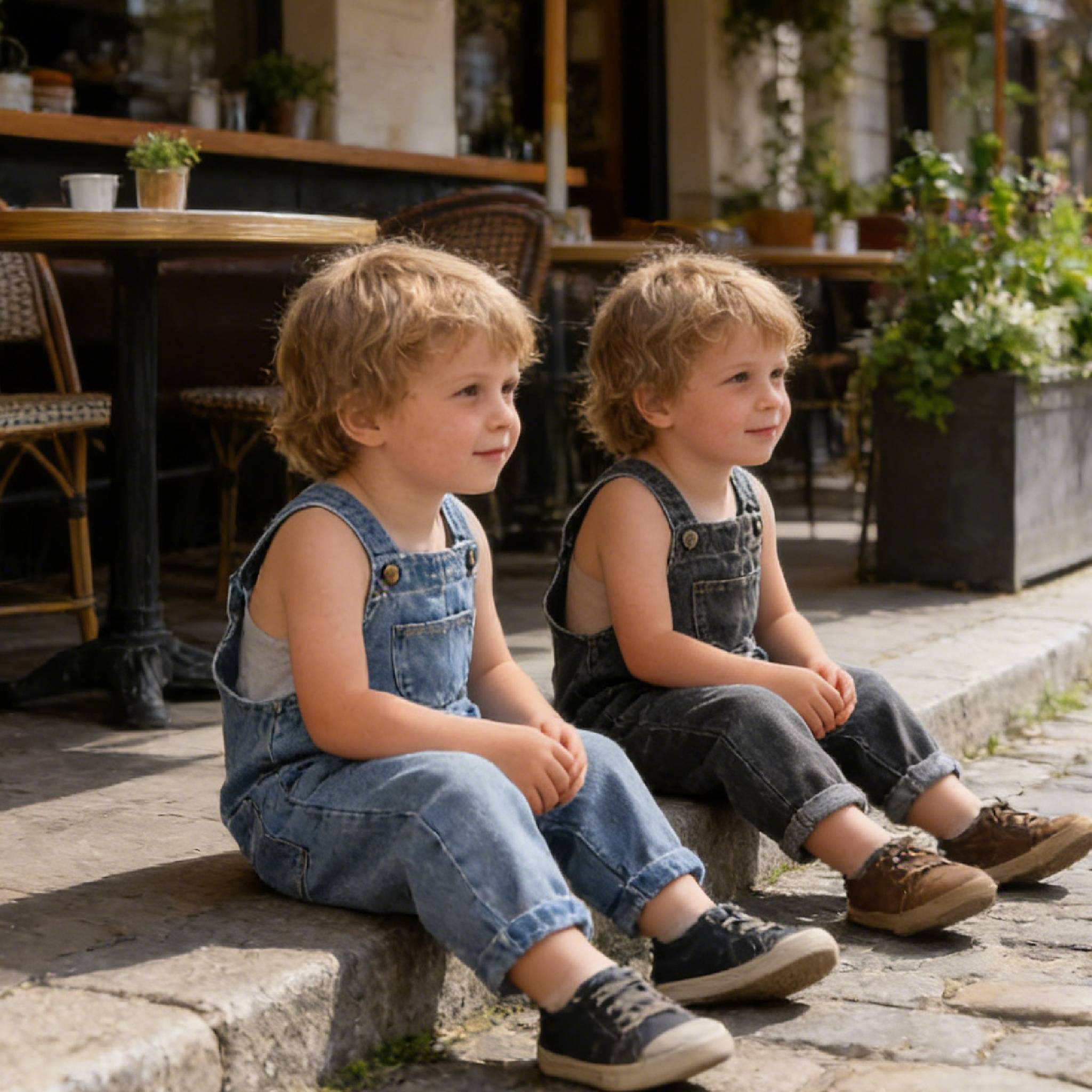 Baby Overall Denim - Peto vaquero para bebé, pantalón informal