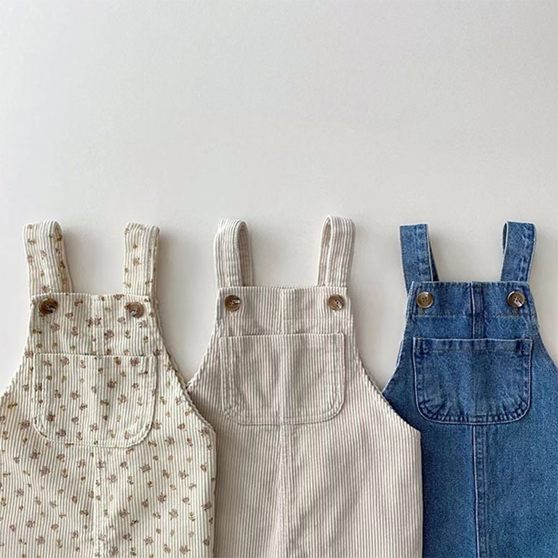 Baby Overall Denim - 2025 otoño nuevo bebé Denim monos