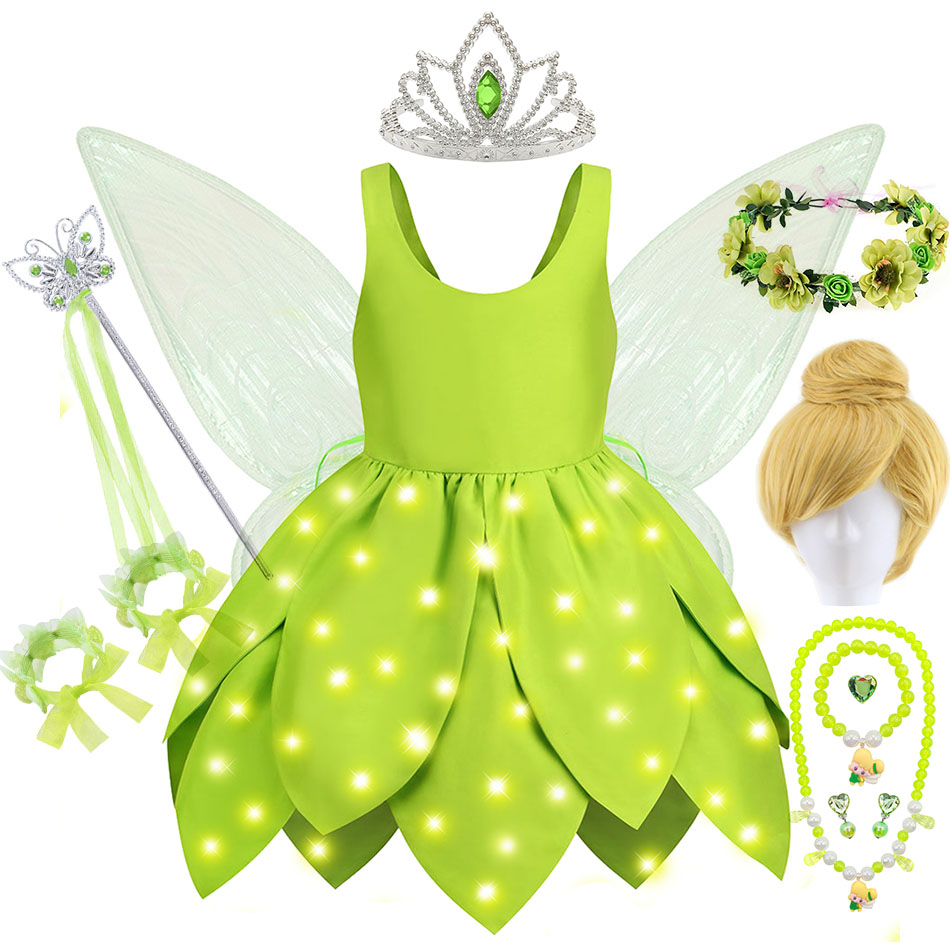 Baby Clothing Girls - Vestido de hada Campanilla para niña,