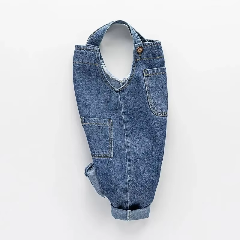 Baby Overall Denim - Primavera y otoño nuevos monos de