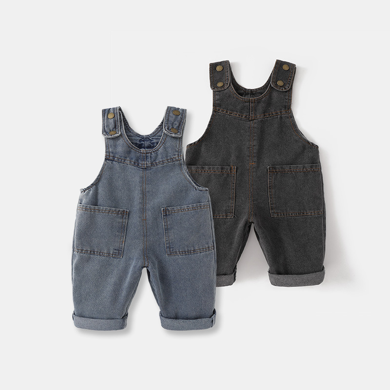 Baby Overall Denim - Nuevo Mono de Mezclilla Lavada Estilo