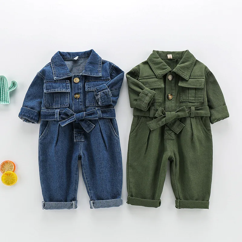 Monos vaqueros de primavera 20 - Baby Overall Denim reseña y precio