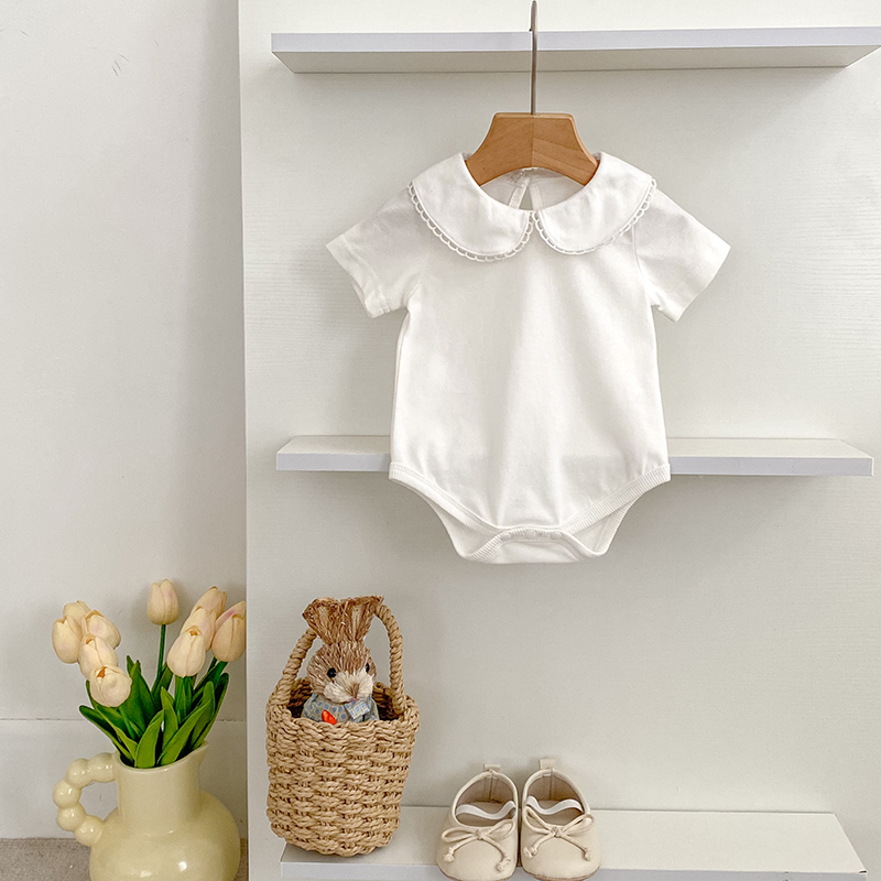 Peleles de Color sólido con cu - Bamboo Bodysuit Baby reseña y precio