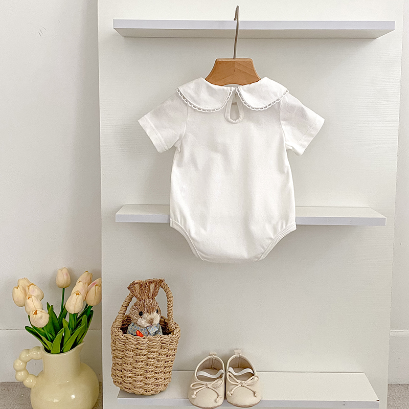 Peleles de Color sólido con cu - Bamboo Bodysuit Baby reseña y precio