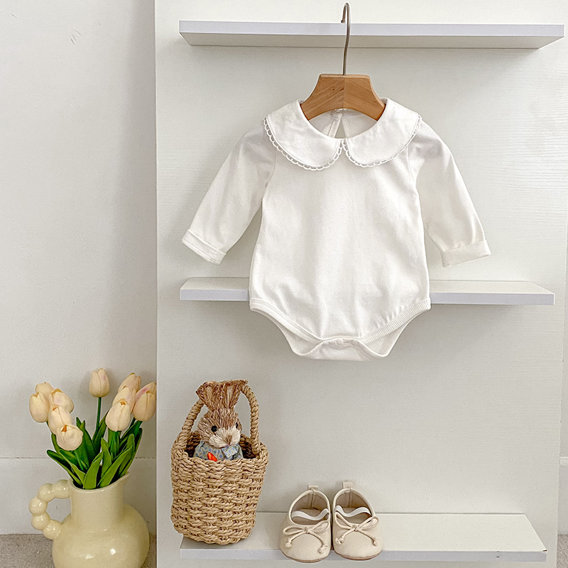 Peleles de Color sólido con cu - Bamboo Bodysuit Baby reseña y precio