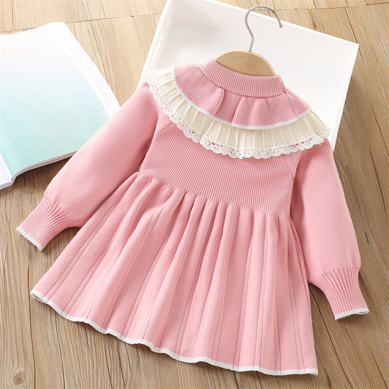 Vestido de punto para niñas, s - Baby Clothing Jumpers reseña y precio