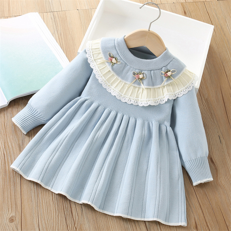 Vestido de punto para niñas, s - Baby Clothing Jumpers reseña y precio