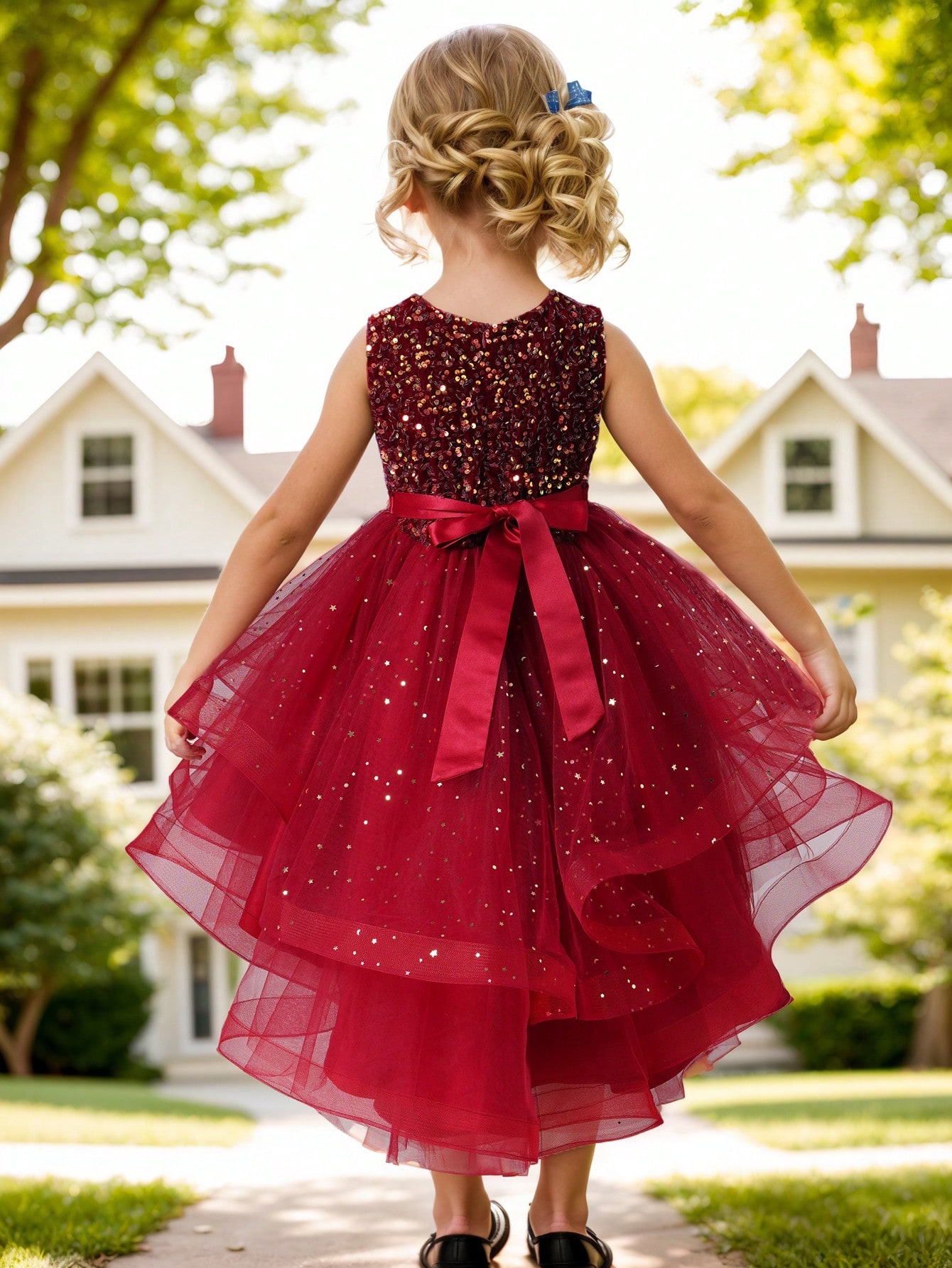 Vestido de Princesa con Lentej - Baby Clothing Girls reseña y precio