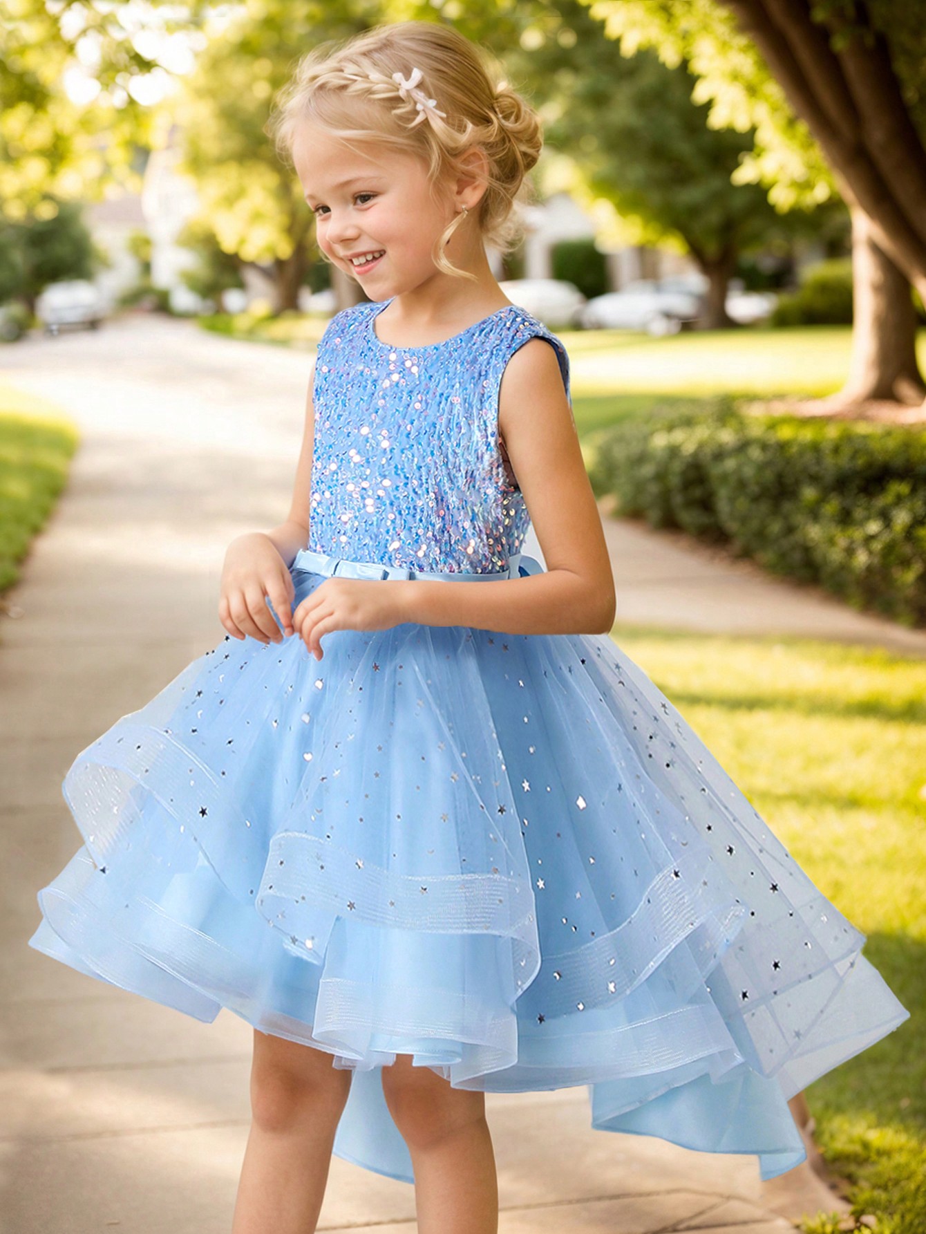 Vestido de Princesa con Lentej - Baby Clothing Girls reseña y precio