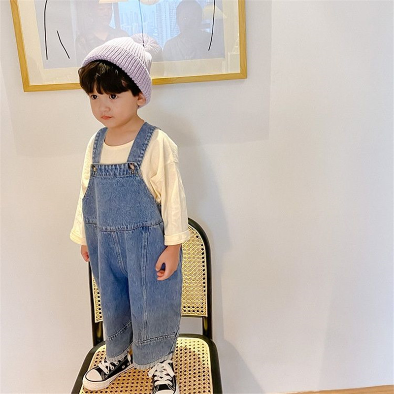 Pantalones holgados de pierna  - Baby Overall Denim reseña y precio