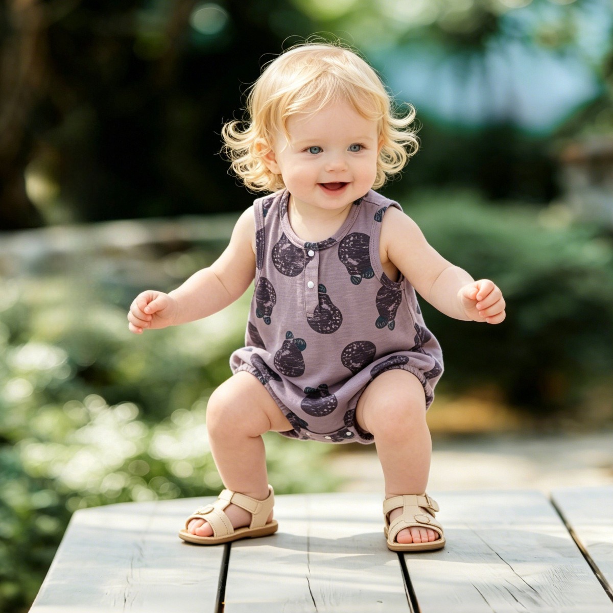 Mameluco de Verano sin Mangas  - Bamboo Bodysuit Baby reseña y precio
