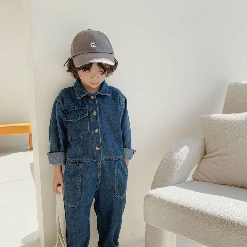 Peto vaquero para niños, mono  - Baby Overall Denim reseña y precio