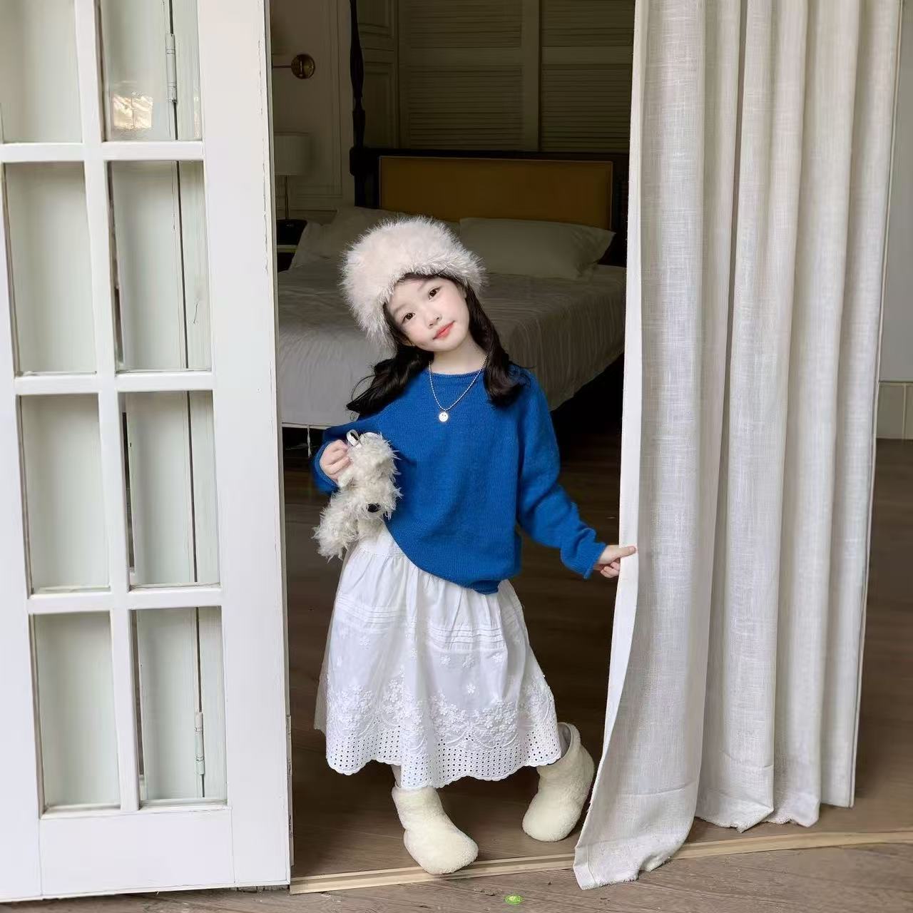 Suéter de punto para niñas, su - Baby Clothing Jumpers reseña y precio