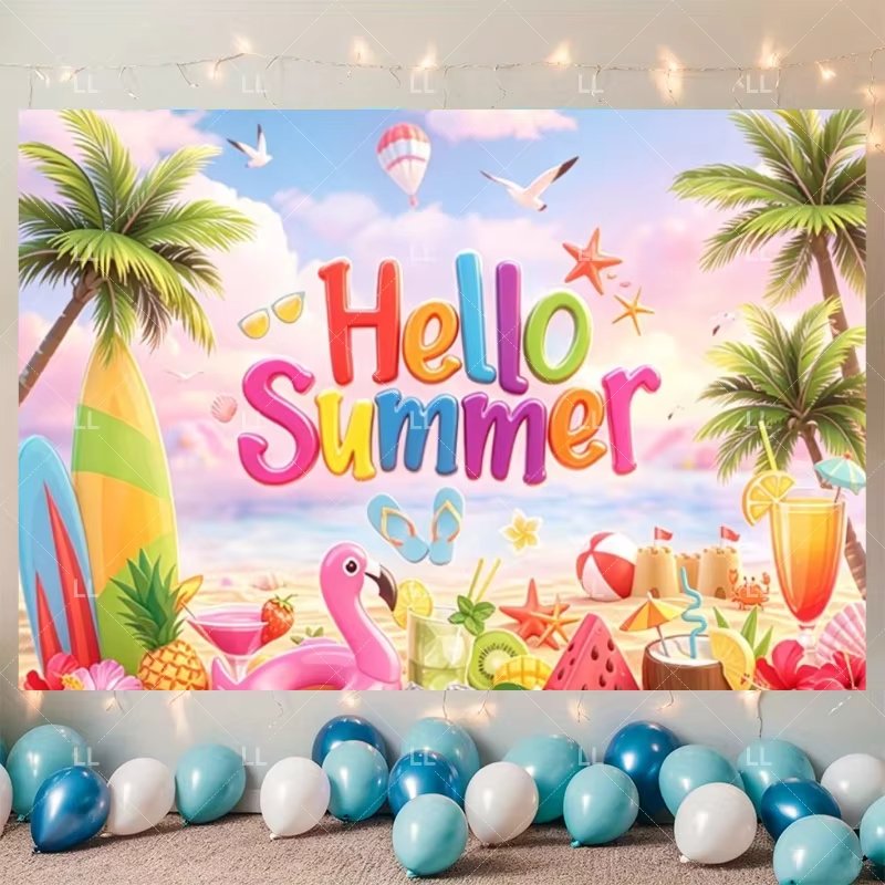 Decoración para Fiesta de Play - Baby Clothing Hawaii reseña y precio