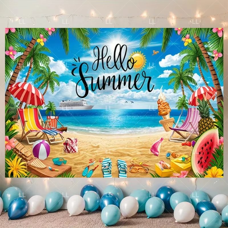 Decoración para Fiesta de Play - Baby Clothing Hawaii reseña y precio